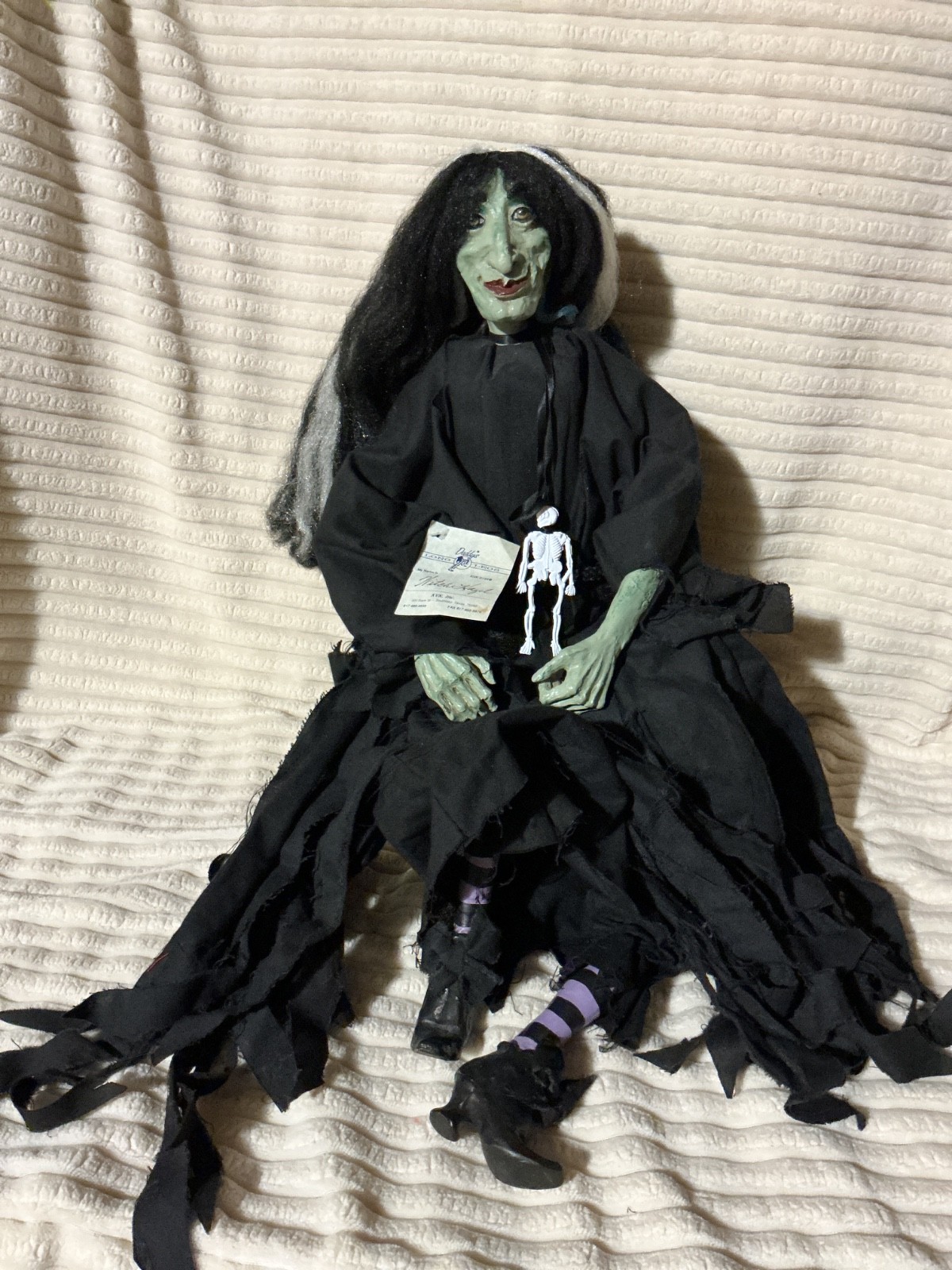 Vintage 1990 Daddy’s Long Legs WITCH HAZEL Doll Halloween 28