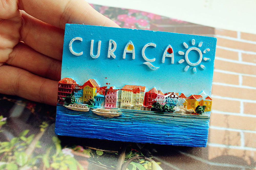 Curacao Island Netherlands Antilles Tourist Travel Souvenir 3D Fridge Magnet