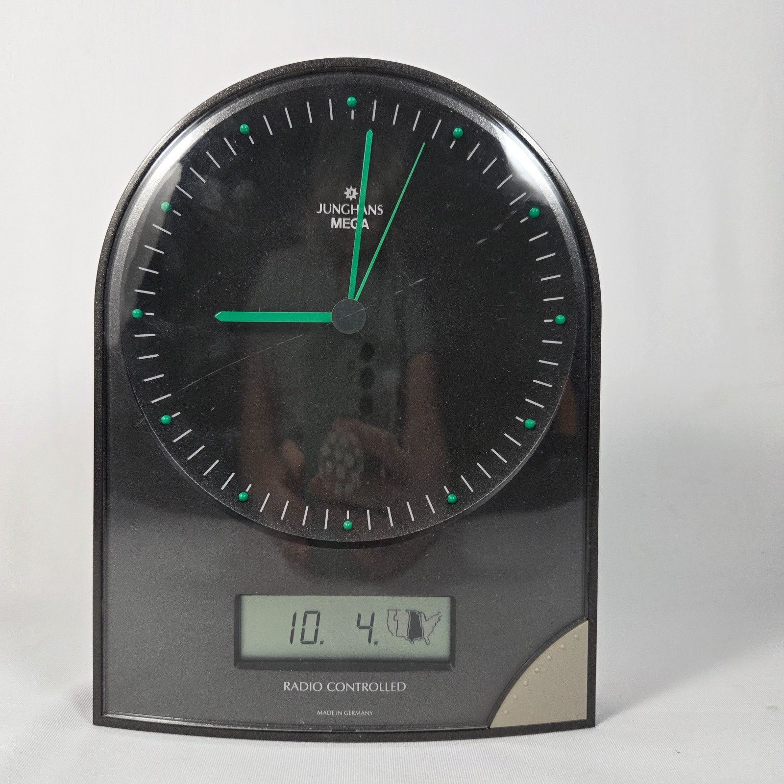 Vintage Junghans Mega German Radio-Controlled Clock Working