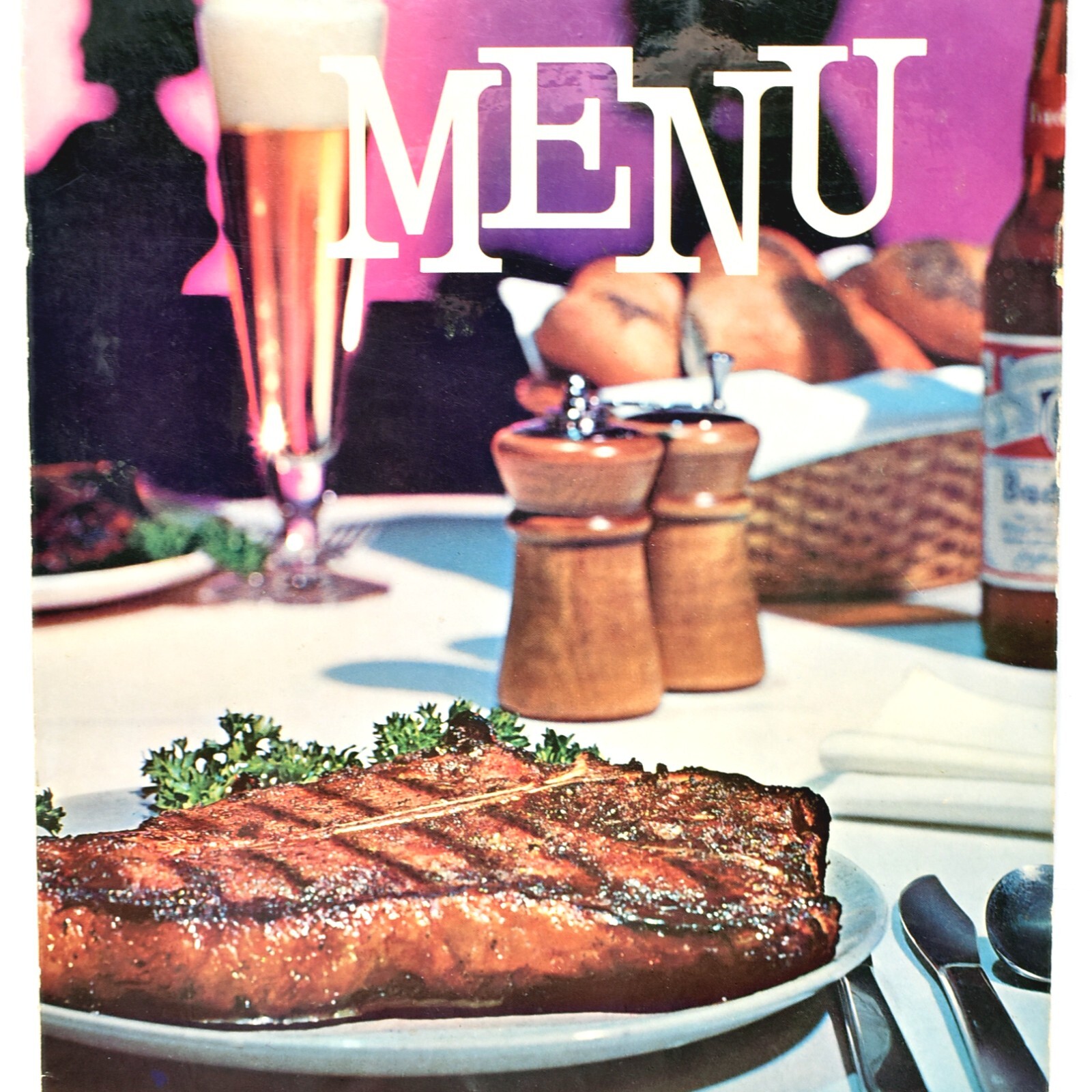 1950s Carter\'s Cock \'n\' Bull Steak House Cocktail Lounge Menu Kansas City MO 1950s Carter\'s Cock \'n\' Bull Steak House Cocktail Lounge Menu Kansas City MO