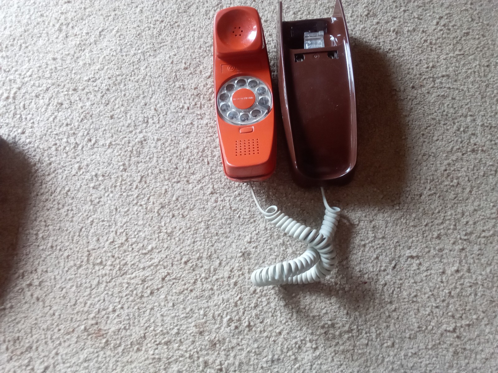 Western Electric Trimline Rotary Telephone.Two tone. Bell System. AT&T.