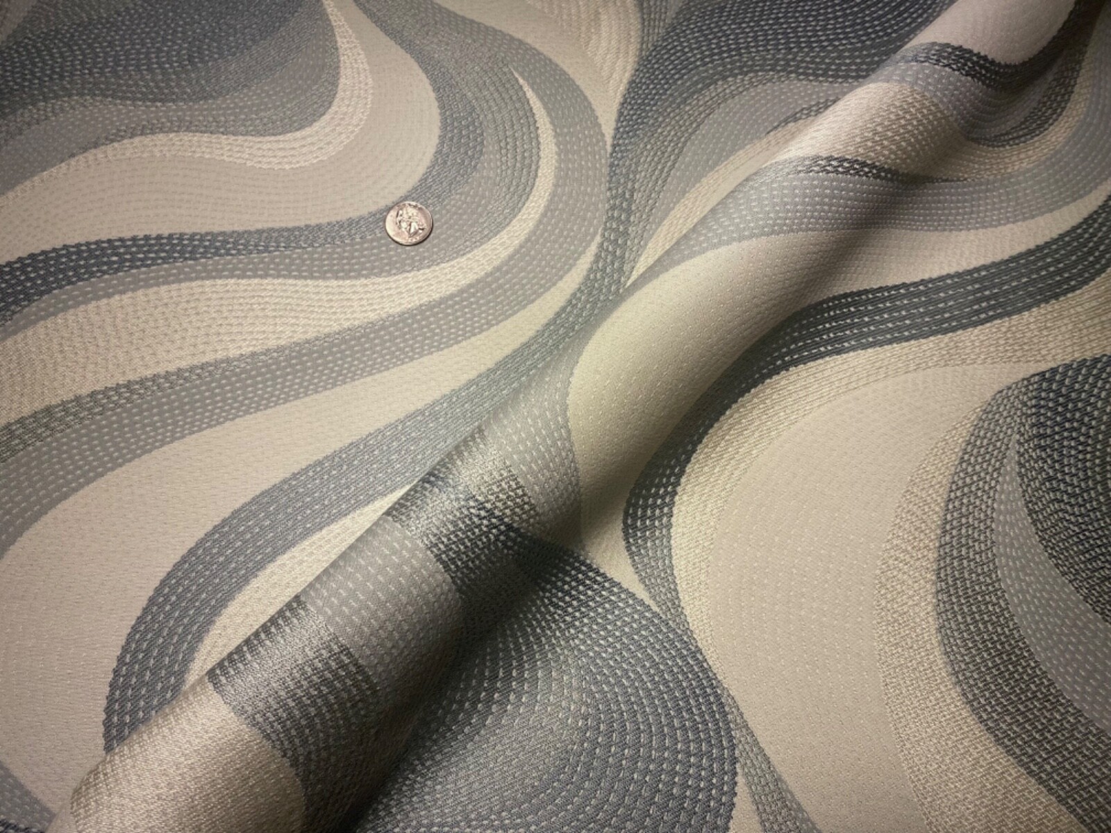 1YD THIBAUT W74202 Passage Glacier 79% Rayon Performance Fabric $220 Retail