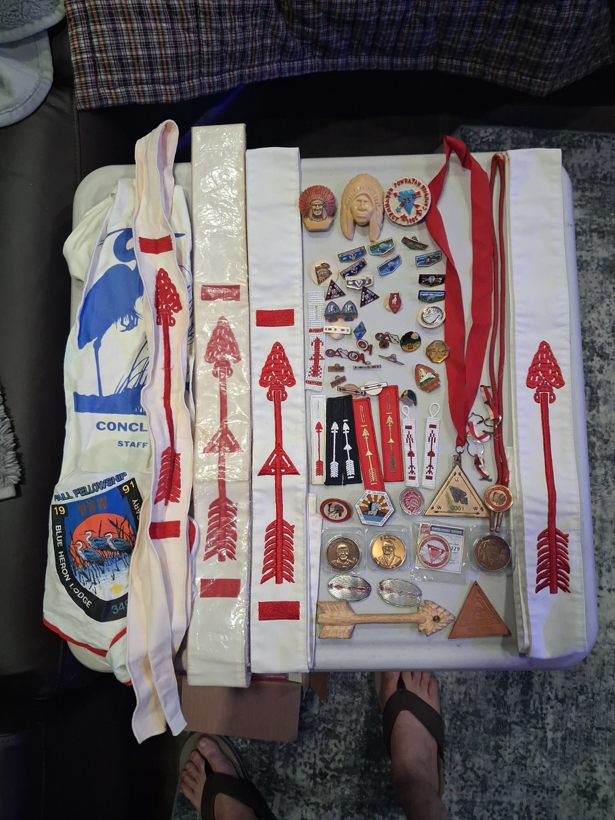 Boy Scout OA 349 Blue Heron Order Of The Arrow