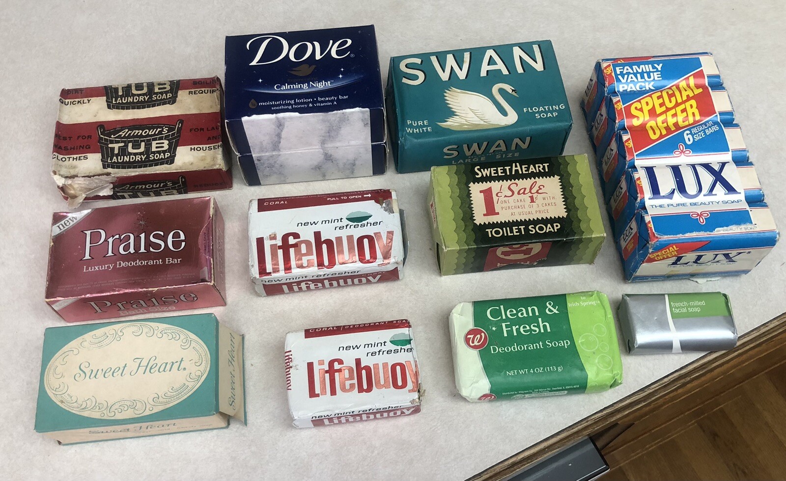 16 Vintage Bars Of Soap Old School Movie Props Genuine