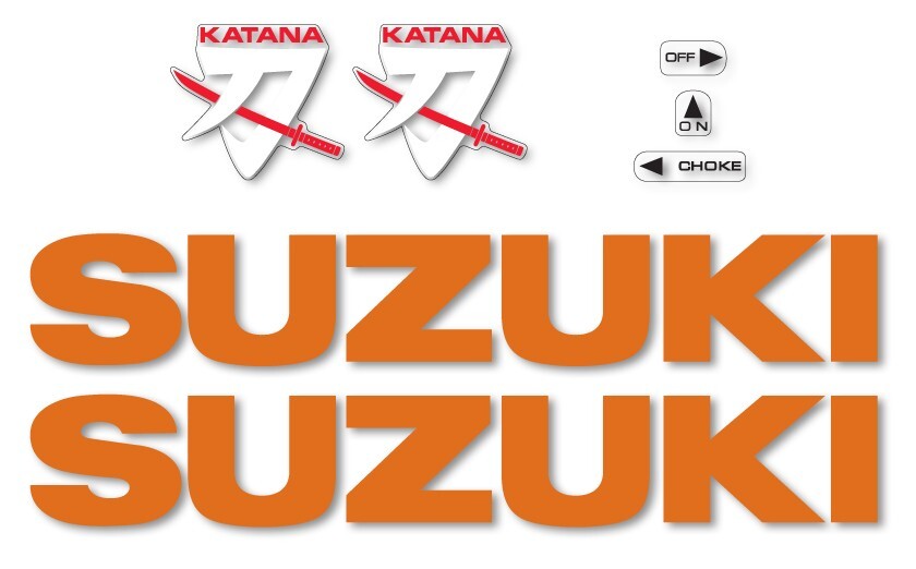 1982-1983 Suzuki GS1000S Katana - Decal set