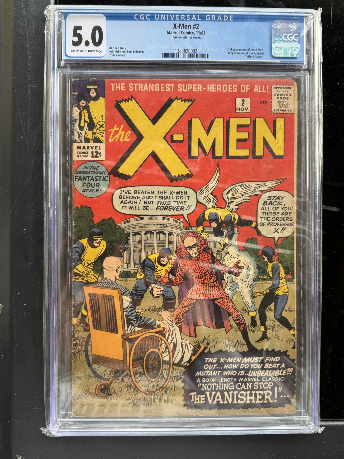 X-Men #2 (Marvel Comics November 1963) CGC 5.0 1st app Vanisher