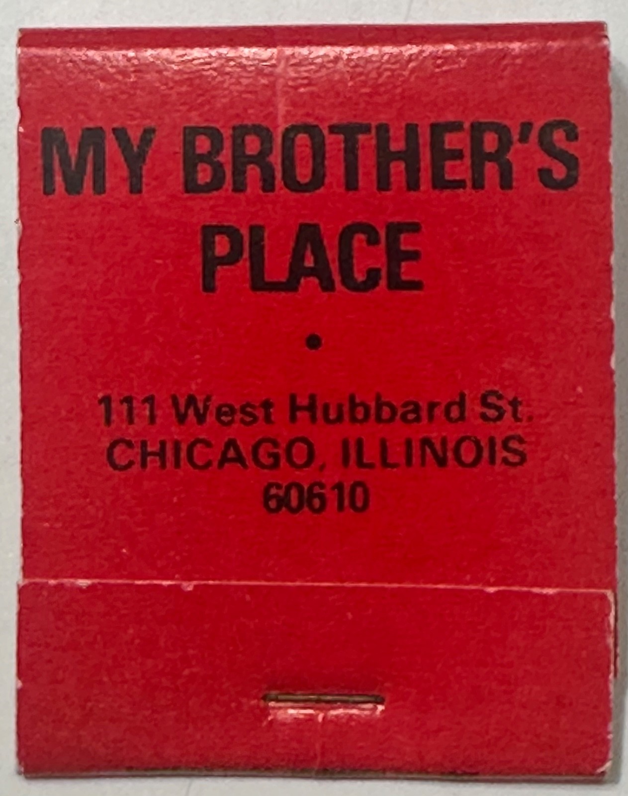 VTG 1970s My Brother's Place Chicago Gay Restaurant Bar Matchbook 20 Matches