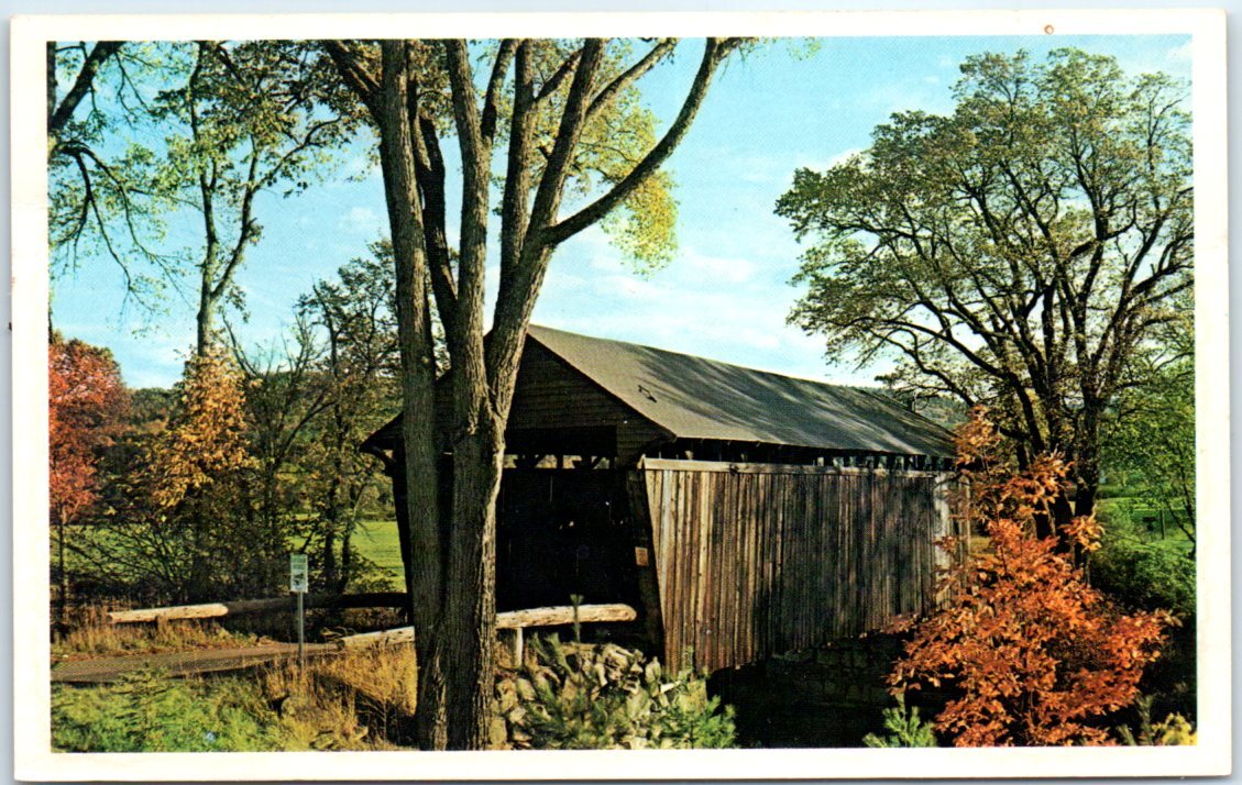 Bement Covered Bridge, Bradford, New Hampshire,  P-81182