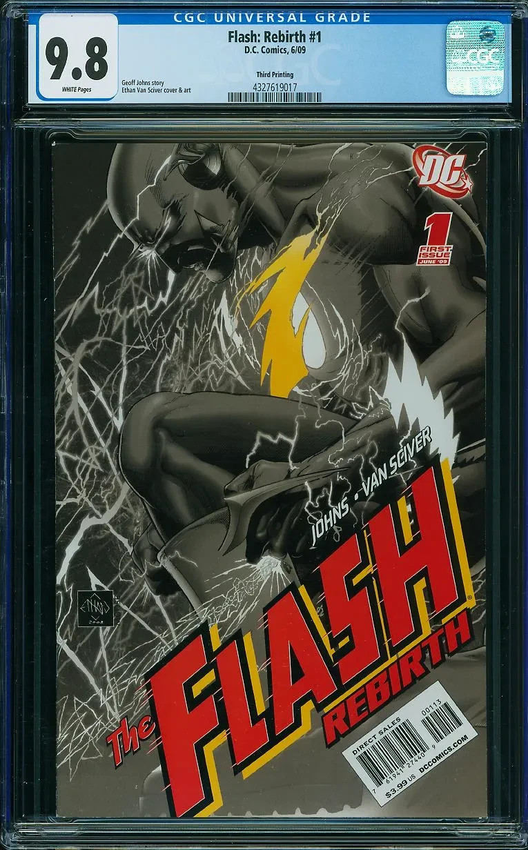 Flash: Rebirth #1 CGC 9.8 WP (3rd Print) 2009 DC (Geoff Johns story)