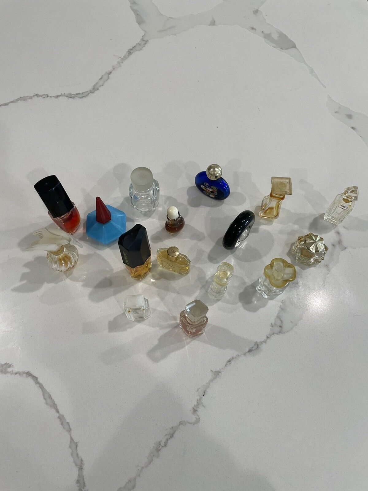 vintage mini perfume bottles lot