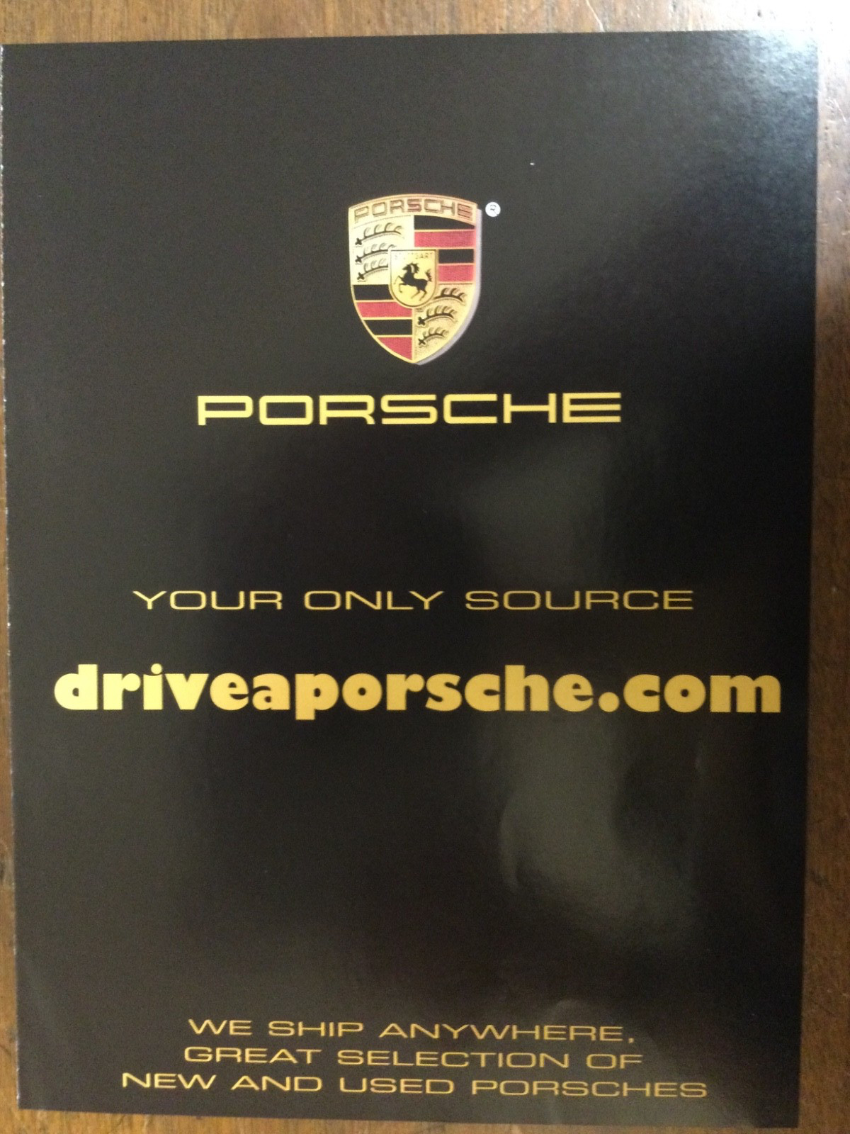 AW 3322 Advertisement 1999 Porsche Dealer driveaporsche.com Your Only Source