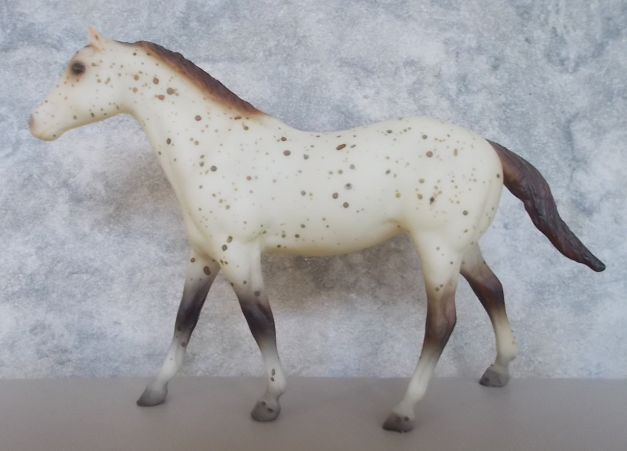 Rare 1988 Breyer JCPenney Little Bits Chestnut Appaloosa Quarter Horse Stallion