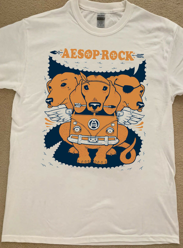 Cerberus Aesop Rock T-shirt Cotton Gift Unisex S-234XL Short Sleeve EX38