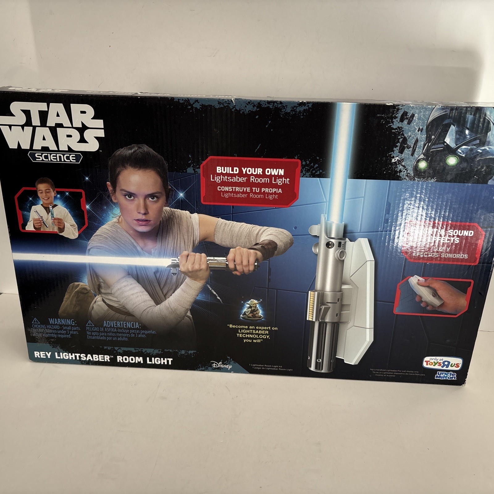 Sealed Star Wars Science Build Your Own Rey Lightsaber Room Light - NEW