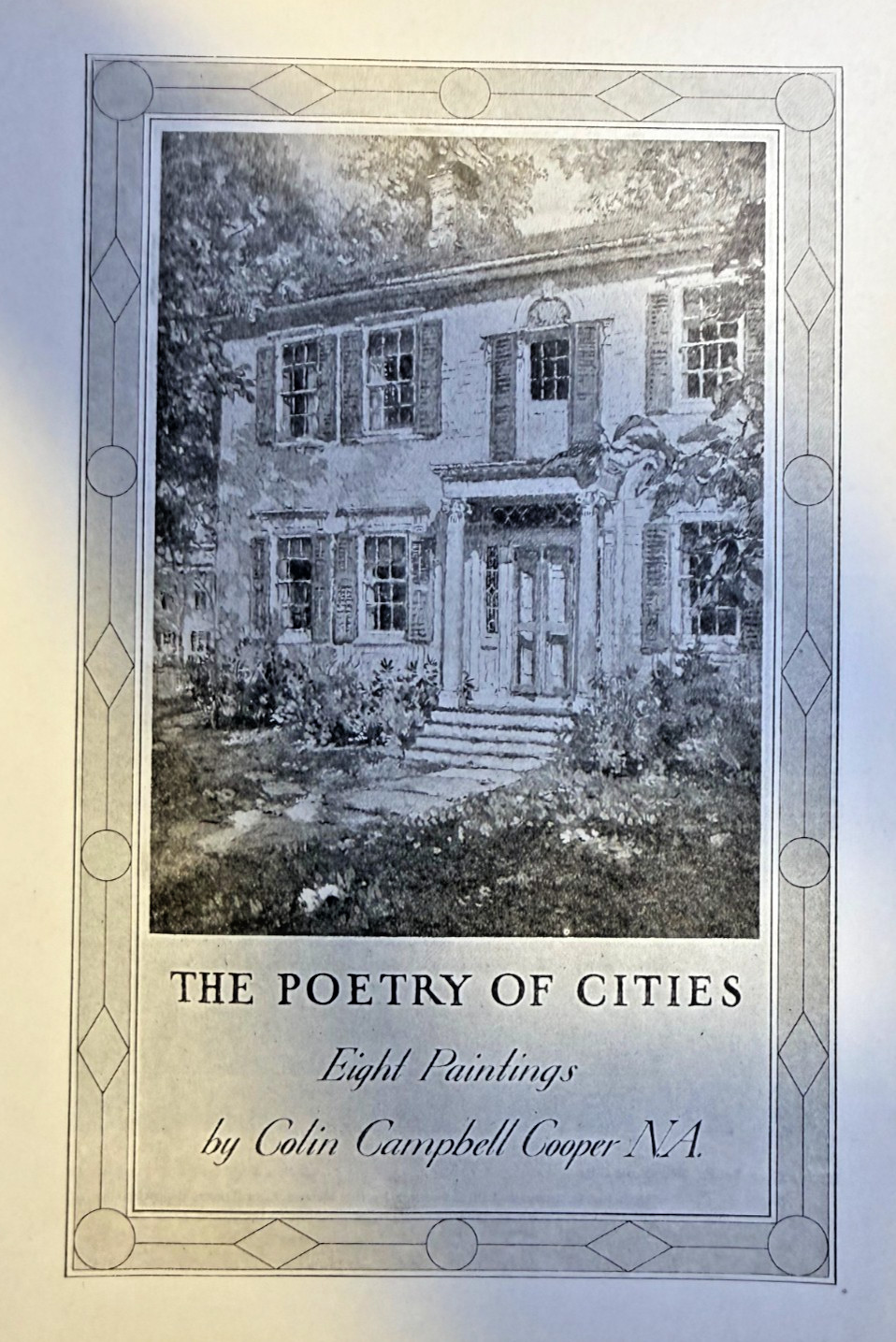 1920 Poetry of Cities Eight Drawings by Colin Campbell Cooper