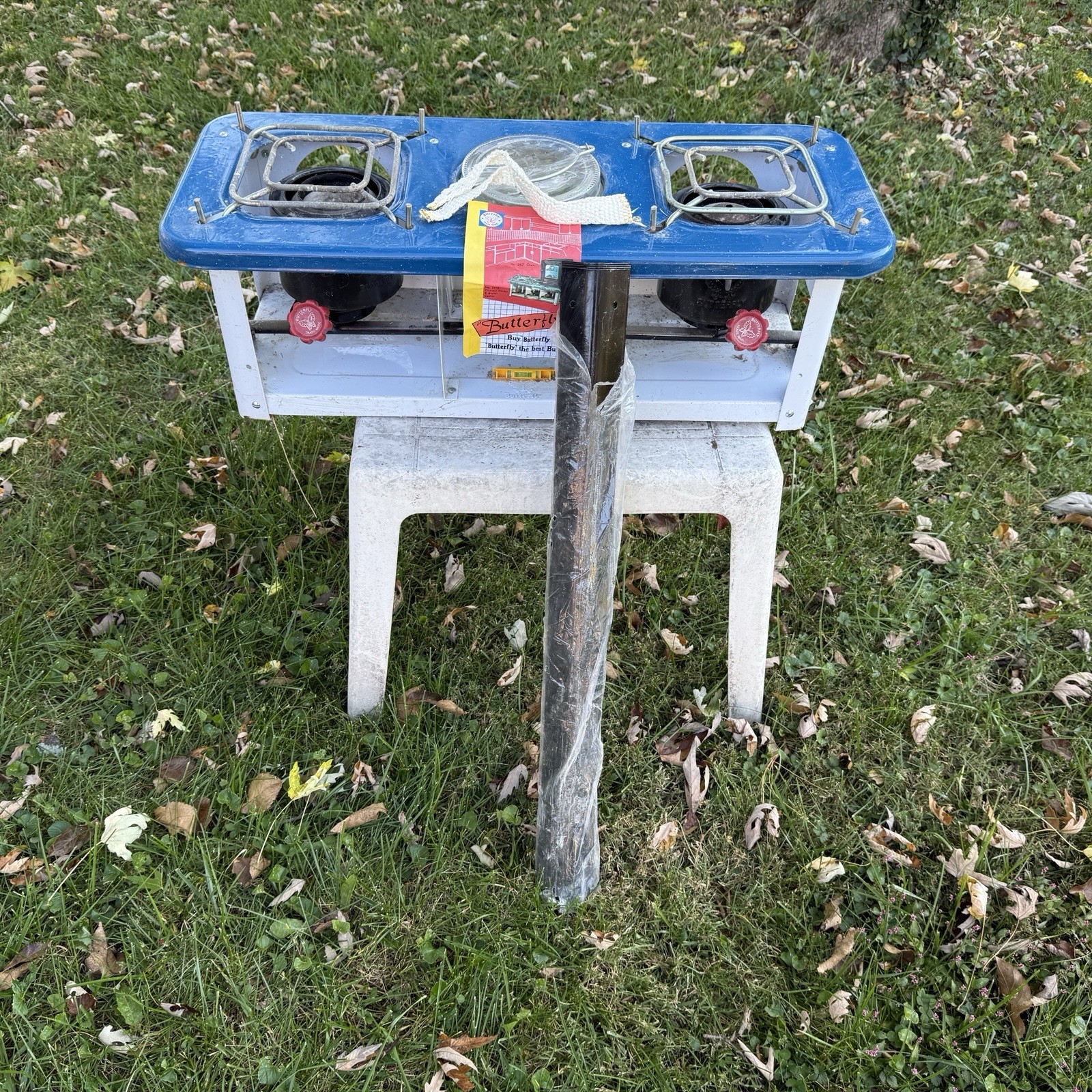 Butterfly Kerosene Cook Stove 2418 used only once. No original box.