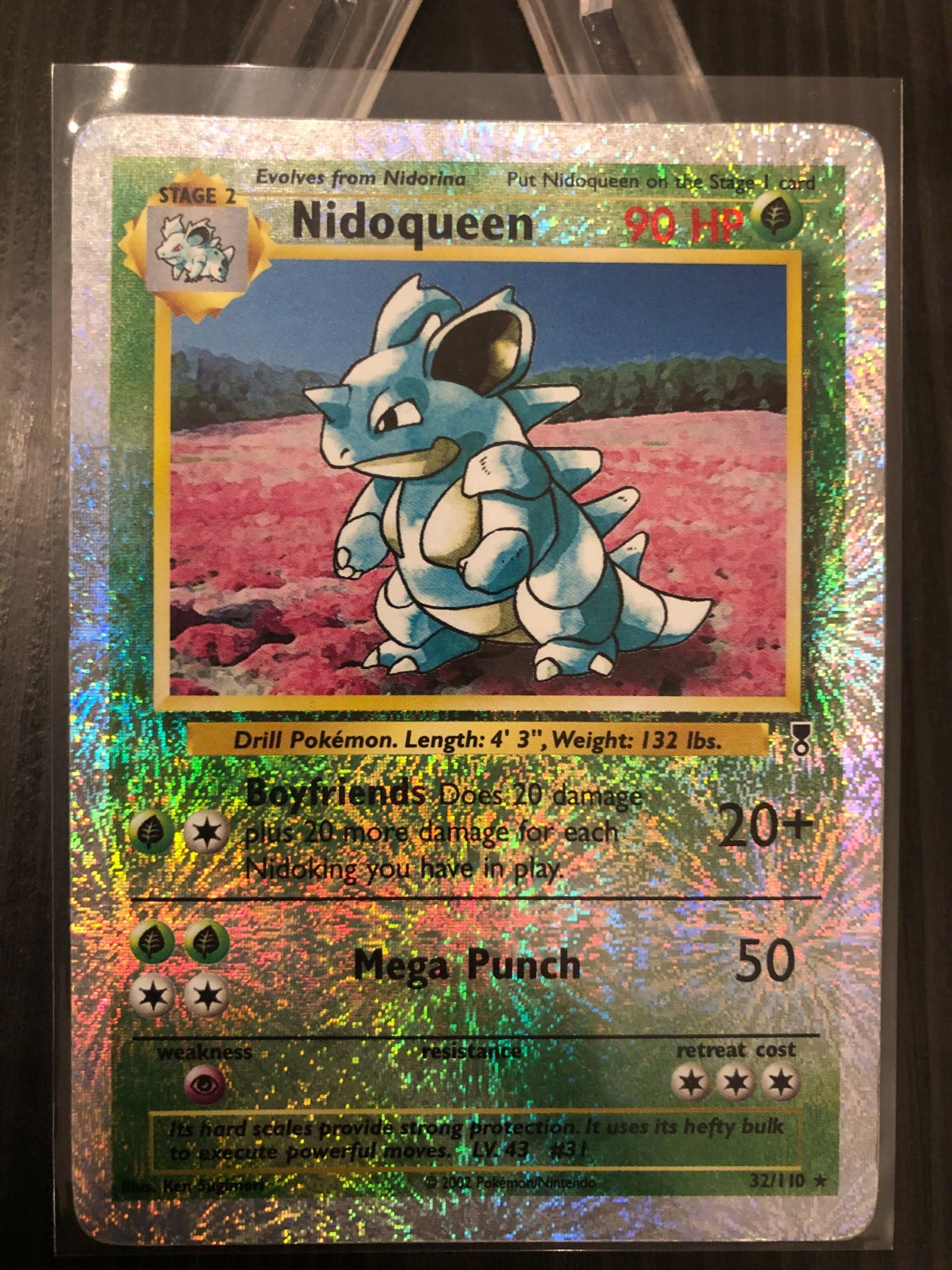 Nidoqueen 32/110 Legendary Collection Reverse Holo (English) Pokemon 2002 MP