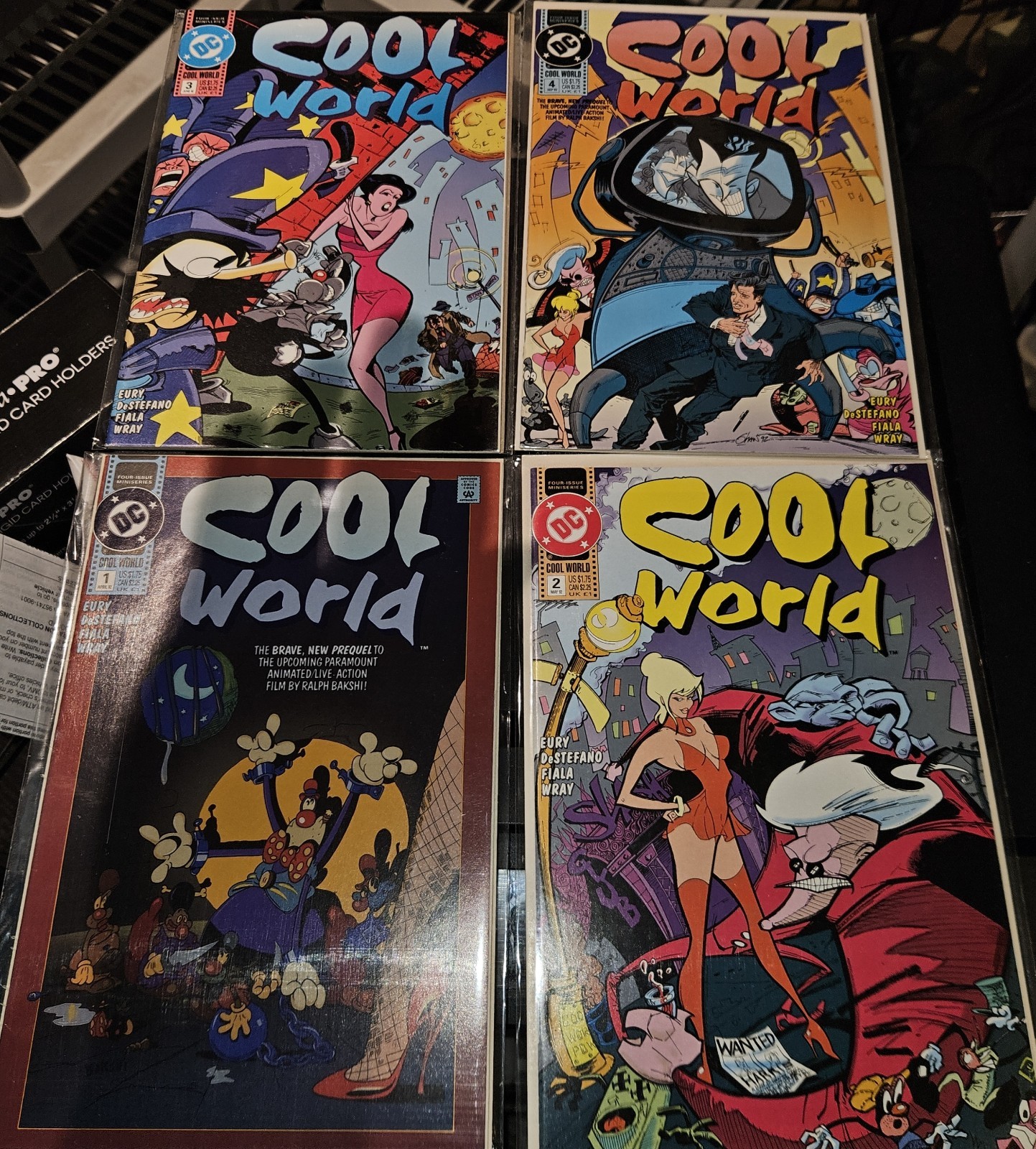 Cool World #1 - 4 Movie Prequel Complete Set 1992 DC Comics Cool World #1 - 4 Movie Prequel Complete Set 1992 DC Comics