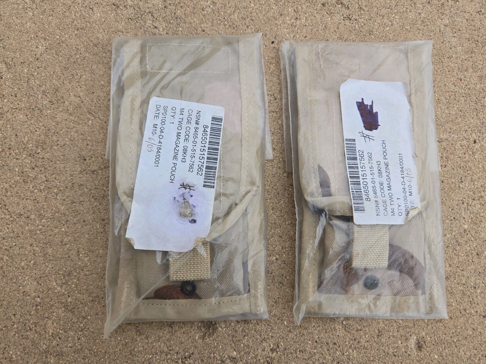 U.S. Military NEW Issue DCU MOLLE II DOUBLE MAG POUCH 3 COLOR DESERT X 2 🔫 🔥 