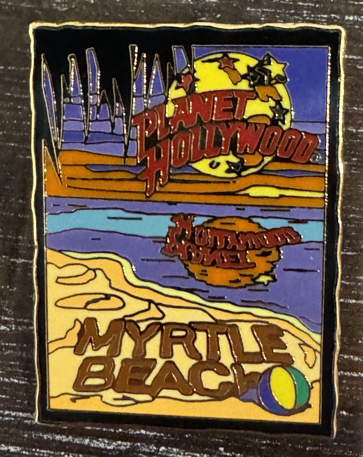 Vintage Planet Hollywood Myrtle Beach SC Pin