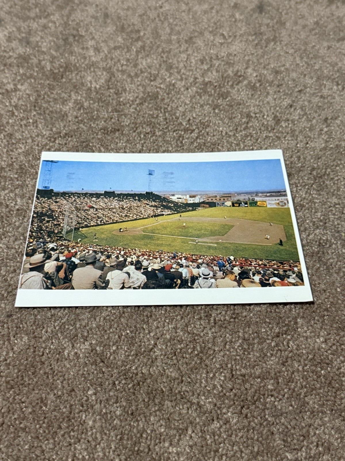 Seals Stadium San Francisco PCL Giants Postcard 1990 Gershman Stadium Album