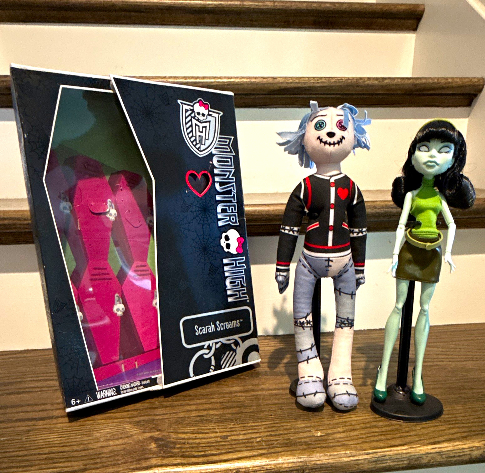 Monster High Scarah Screams & Hoodude Voodoo Figure Set 2-Pack w/Box
