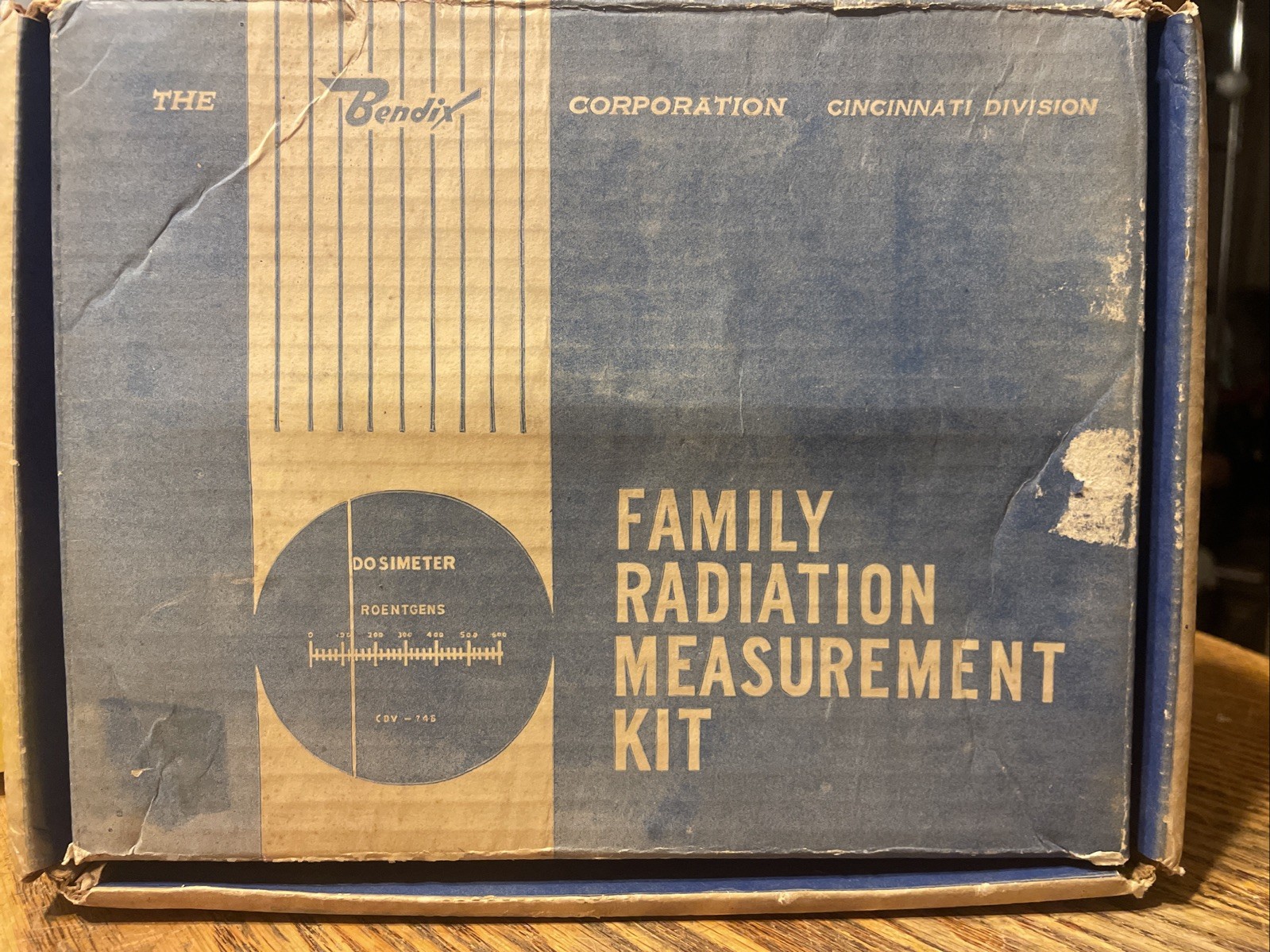 VTG Bendix Family Radiation Measurement Kit Complete Set CD V-756 1960s Cold WAR