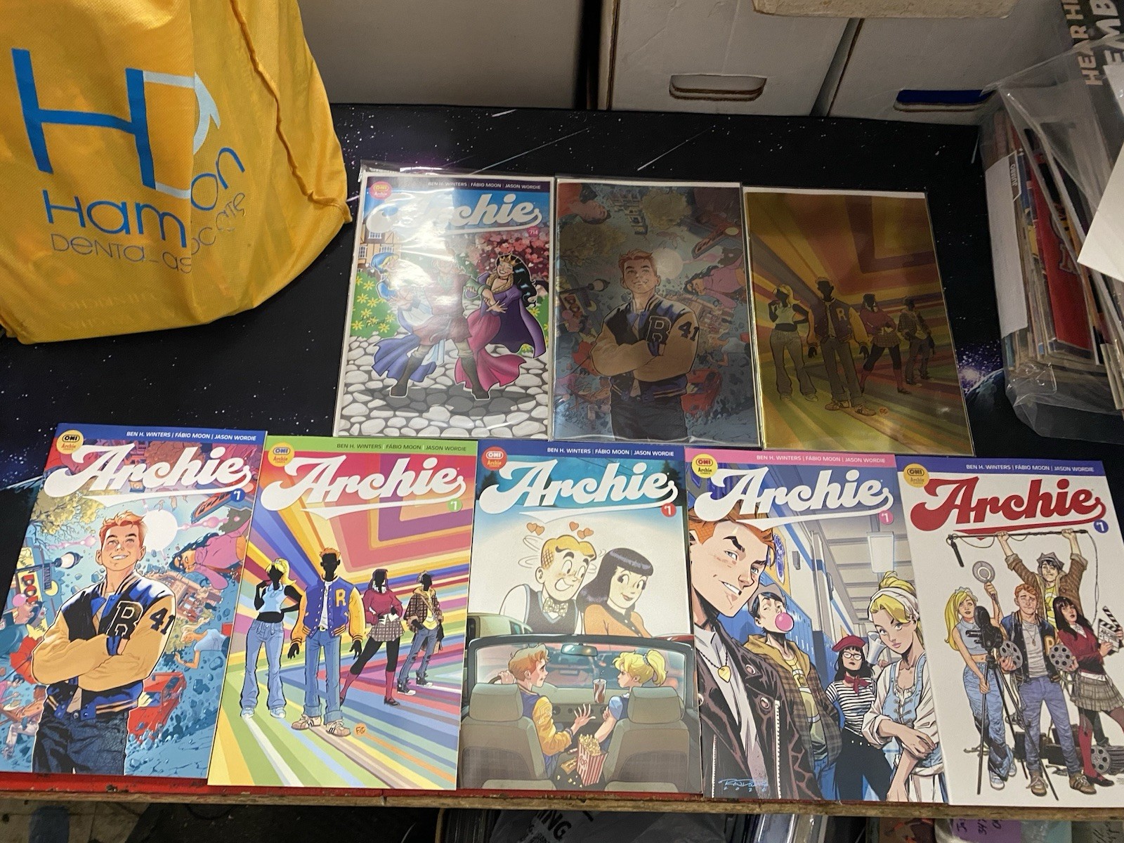 ARCHIE #1 SET X8 1:20 VARIANT PARENT ONI PRESS COMIC BOOK YV