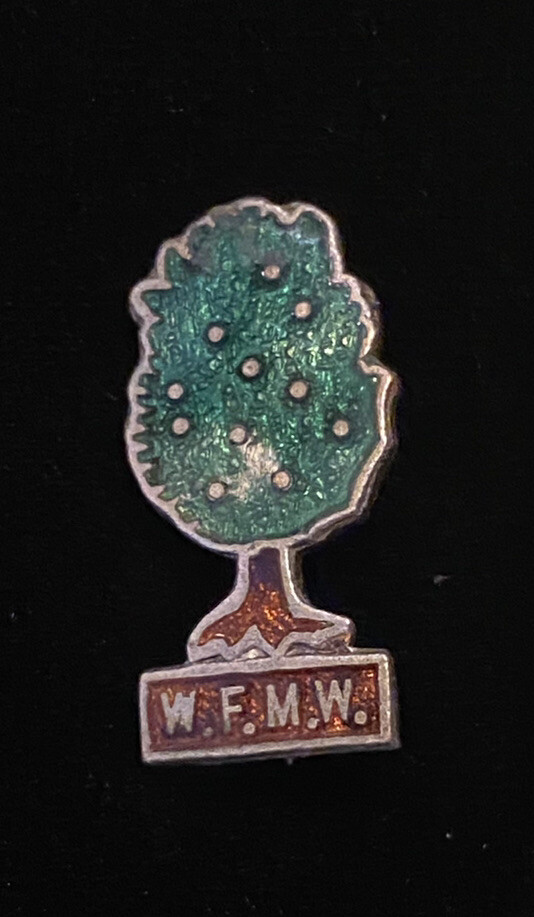 Vintage Enamel Pin World Federation of Methodist Women W.F.M.W 