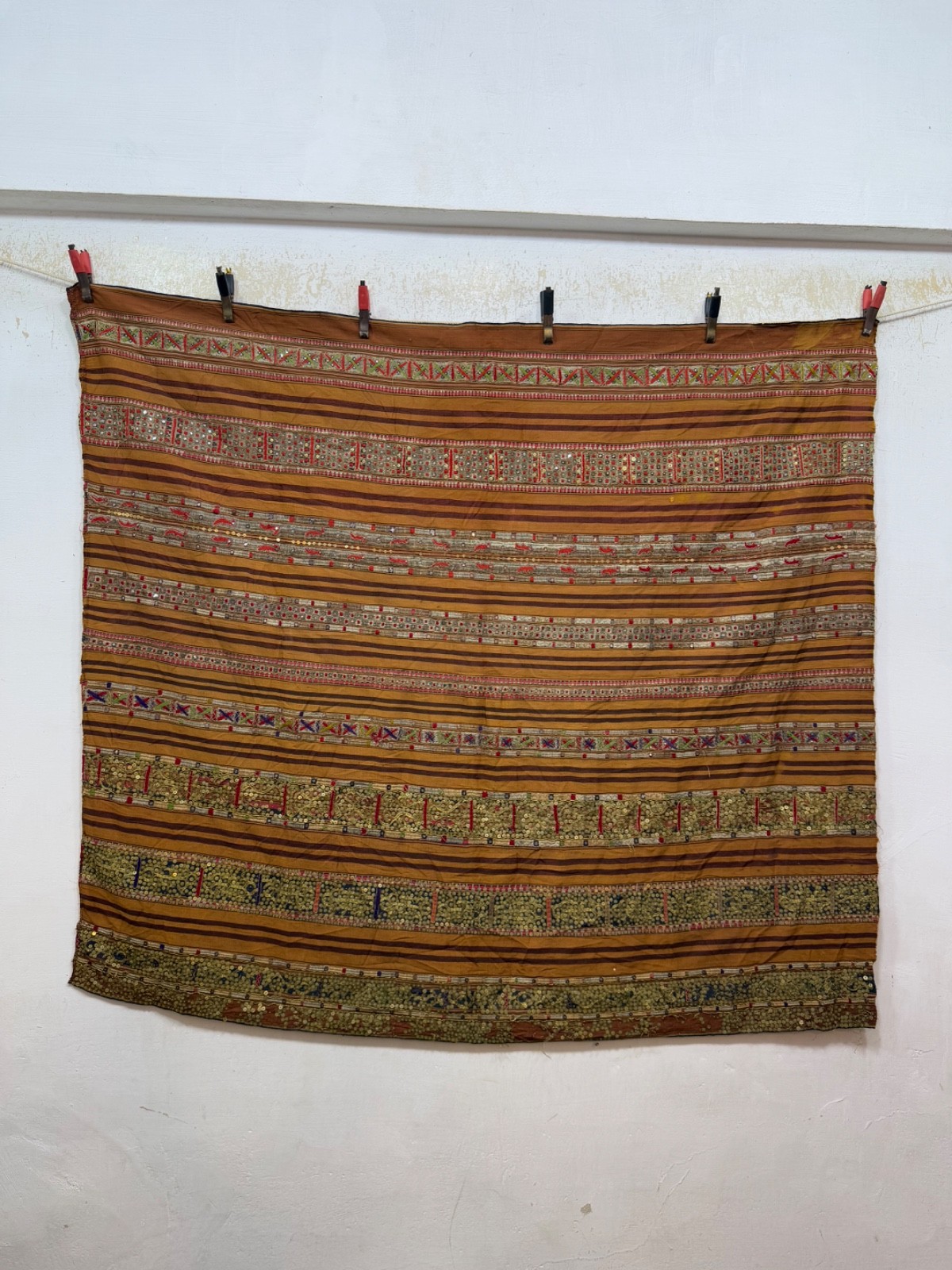 Antique Fabulous Women's Ceremonial Skirt Tapis Lampung Sumatra Indonesia