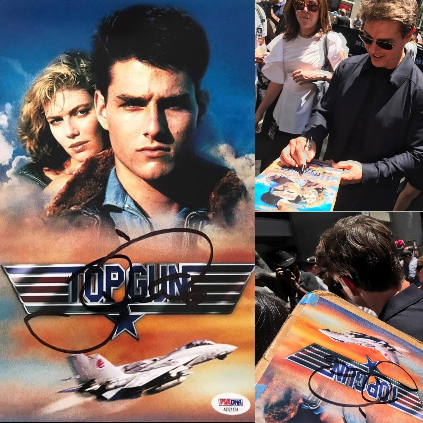 Tom Cruise HAND SIGNED 12x8 TOP GUN Photograph - Actual PHOTO PROOF - PSA DNA Tom Cruise HAND SIGNED 12x8 TOP GUN Photograph - Actual PHOTO PROOF - PSA DNA