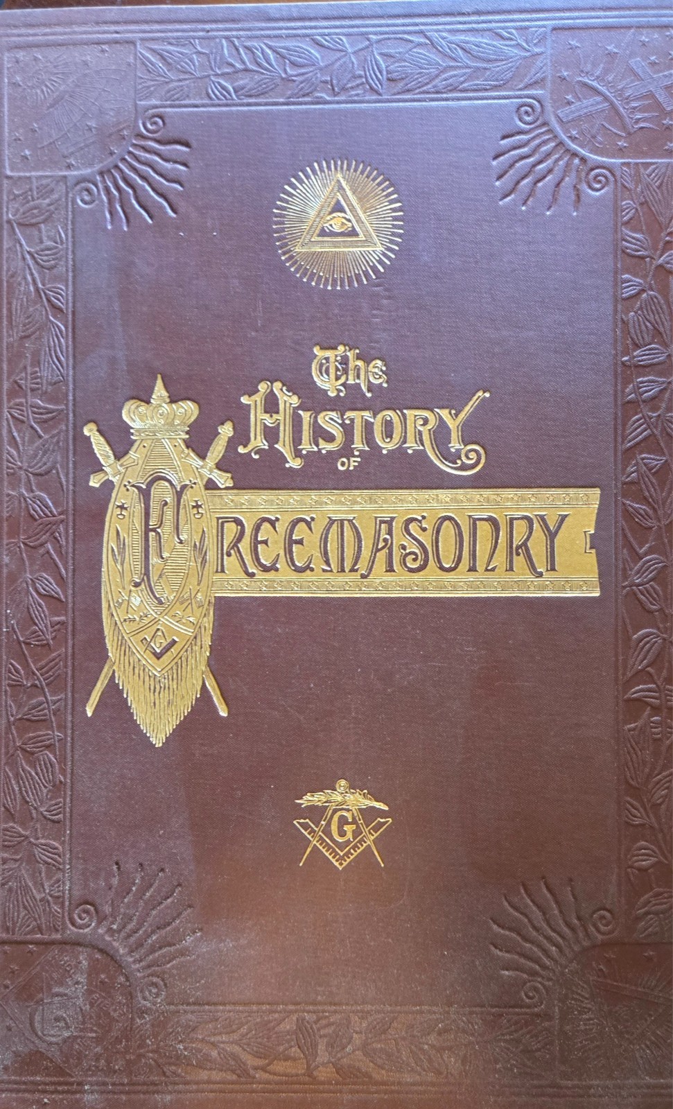 1898 History of Freemasonry Vol's  1-4 John C. Yorston Antique Masonic Books VG