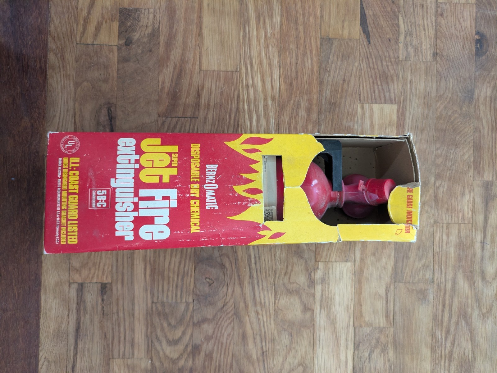 Vintage Bernzomatic Dry Chemical Fire Extinguisher 5B:C