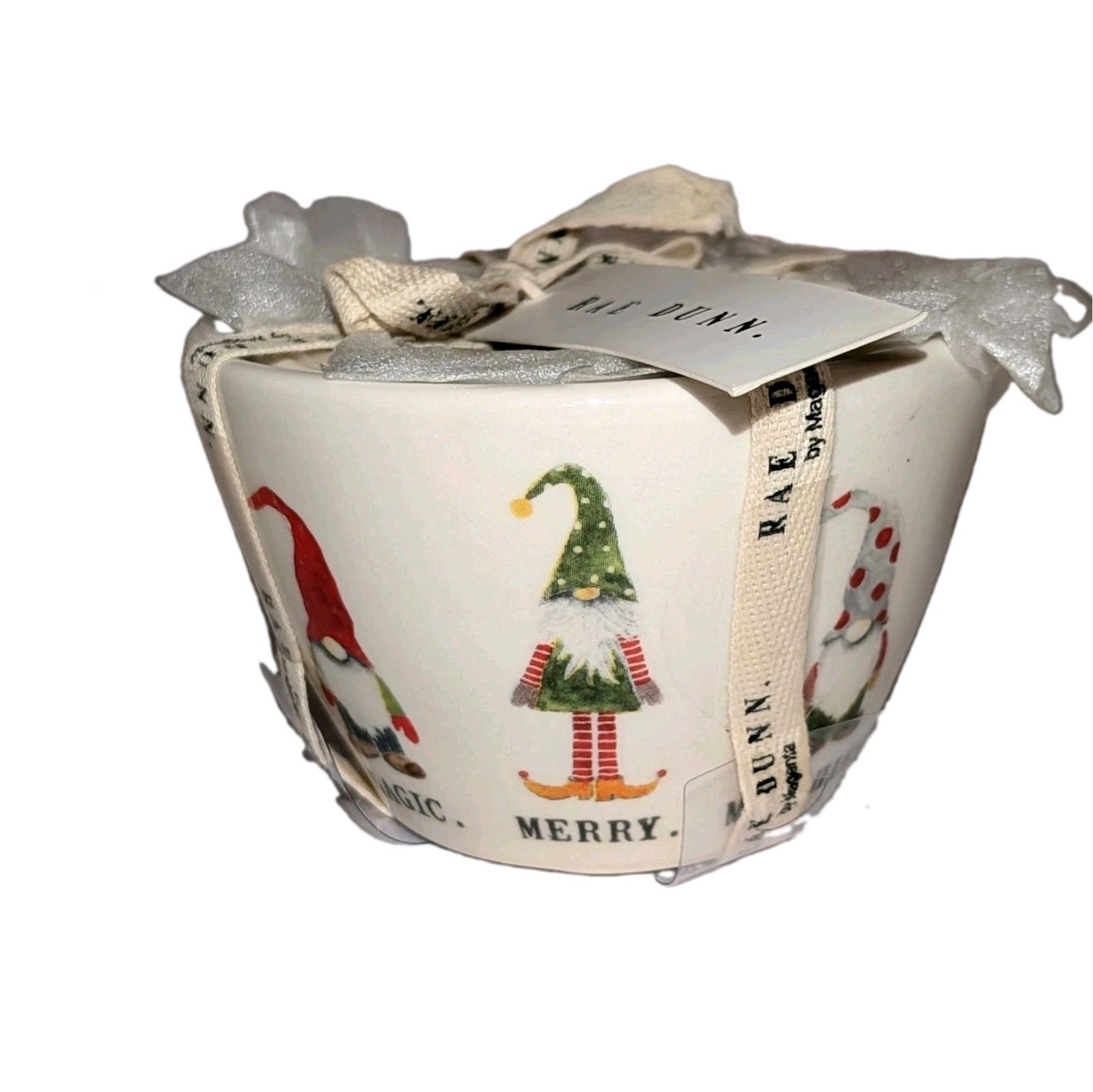 Rae Dunn Gnomes Xmas Measuring Cup Set of 4 Cups Gnome Mischief Merry Magic NEW