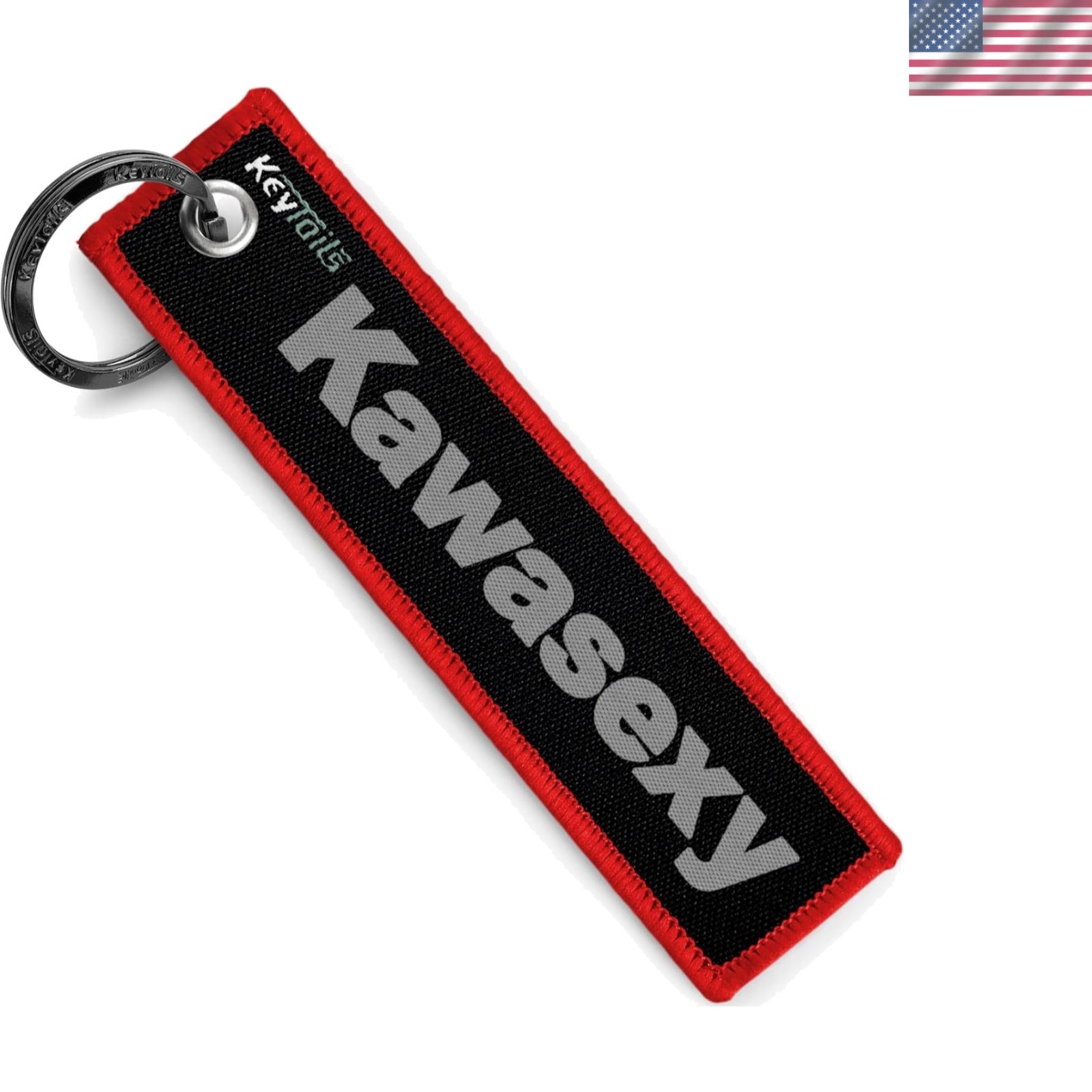 Elegant Double-Sided Keychain for Kawasaki Motorcycles & Cars - Custom Fit