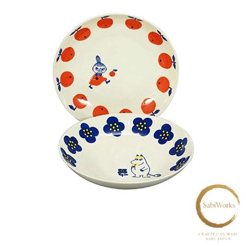 New Yamako Shoten MOOMIN (Moomin) Pasta Curry Curry dish Pair dish plate 21cm