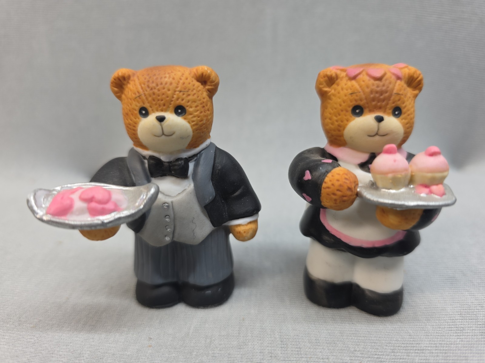 2 Vintage  Enesco Lucy Rigg Maid and Bulter