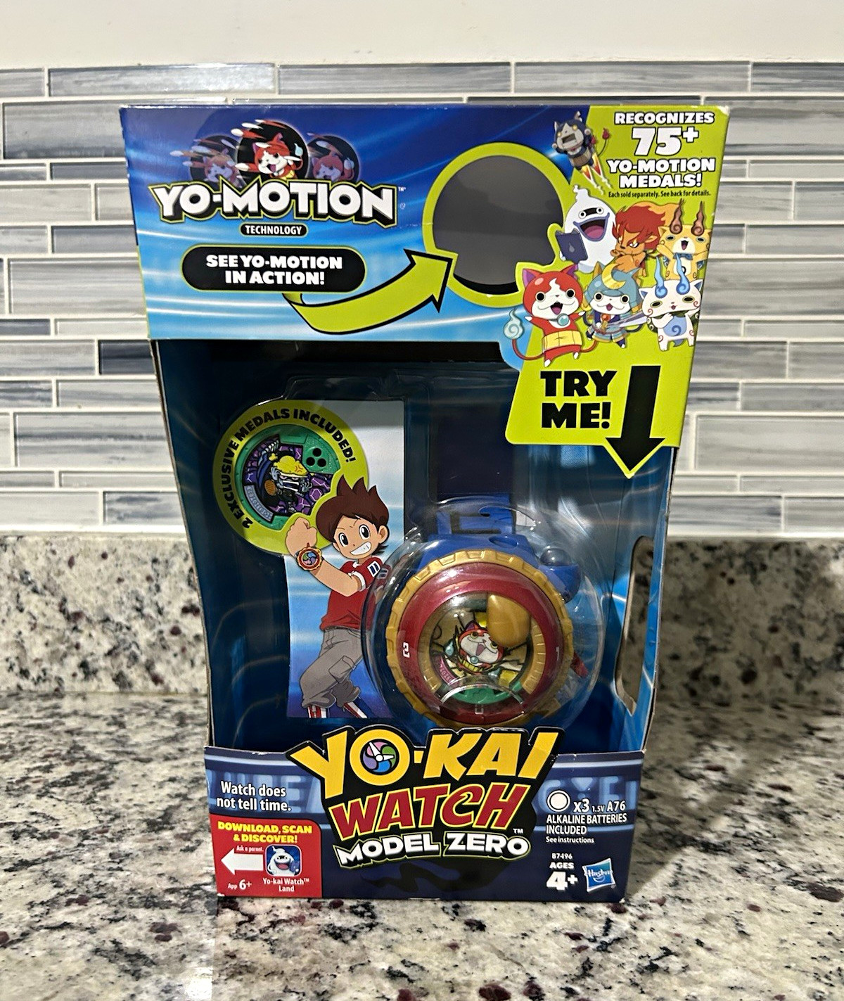 BRAND NEW SEALED RARE Yo-Kai Watch Model Zero Yo-Motion Hasbro 2016