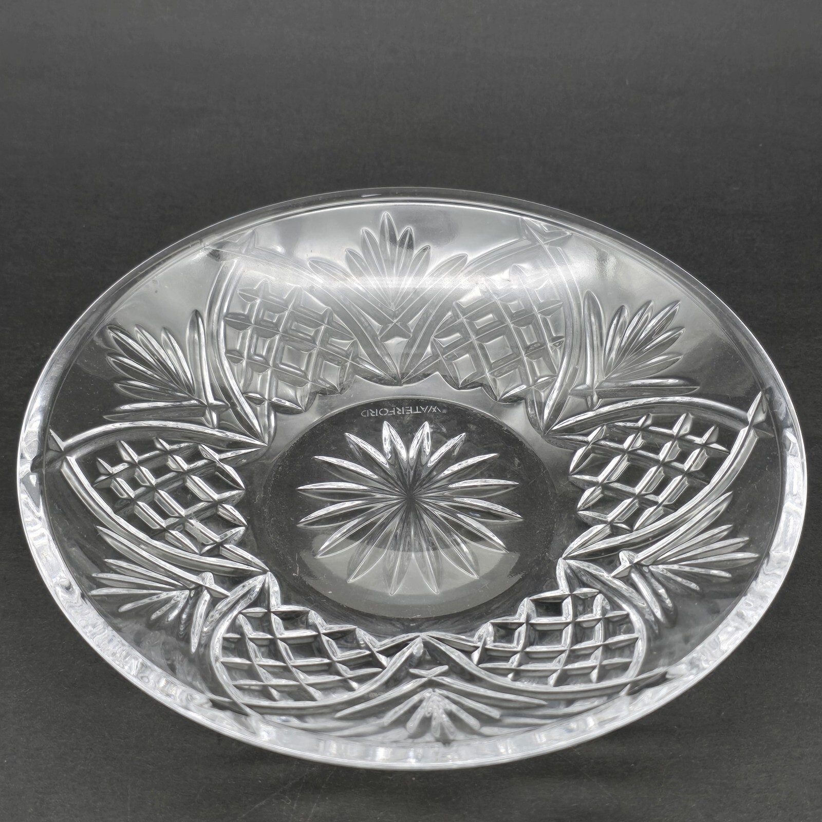 House of Waterford  Pineapple Snack Plate 5 3/4\