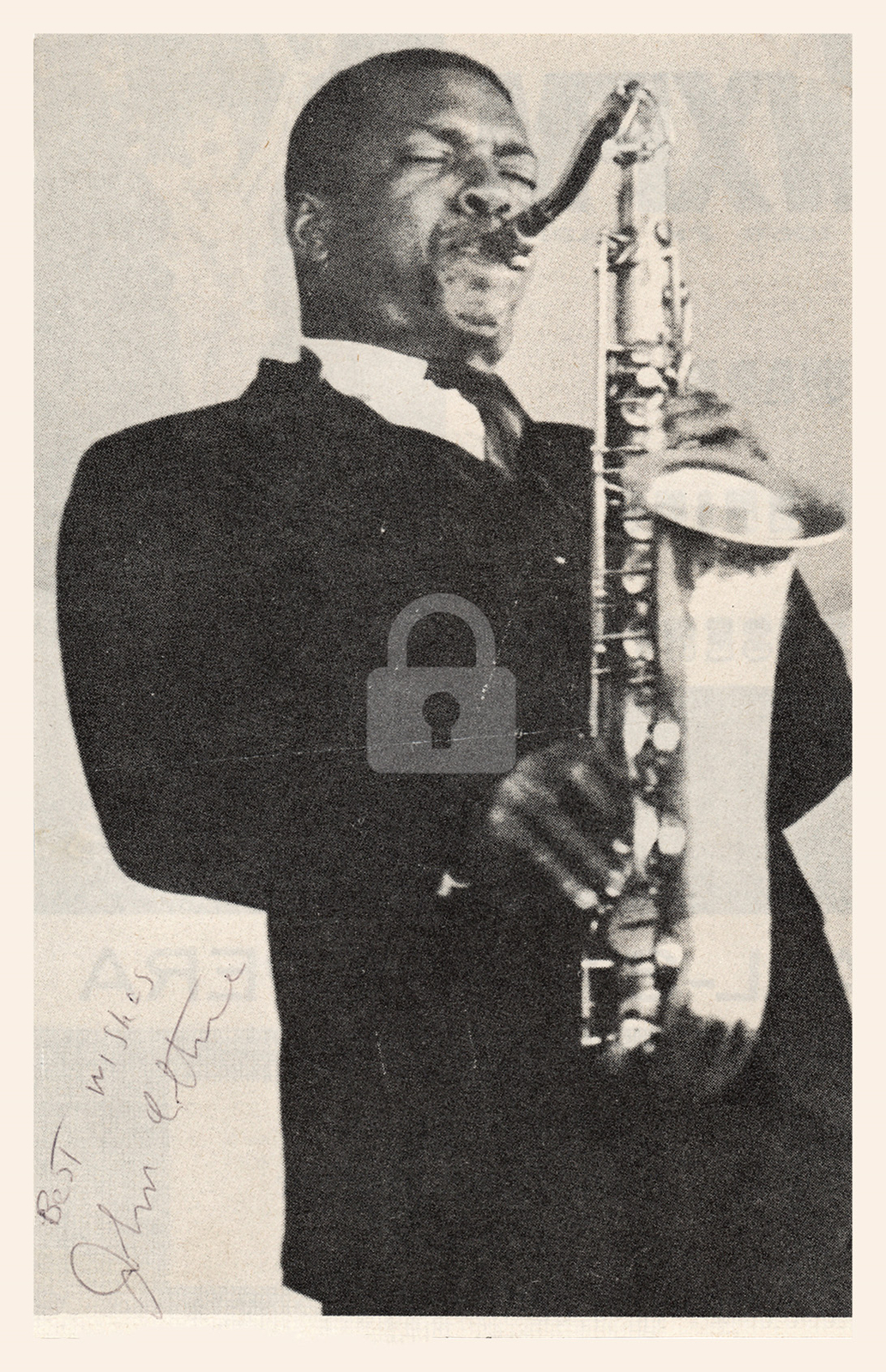 John Coltrane Signed Autograph RPPC Photo Postcard COPY John Coltrane Signed Autograph RPPC Photo Postcard COPY