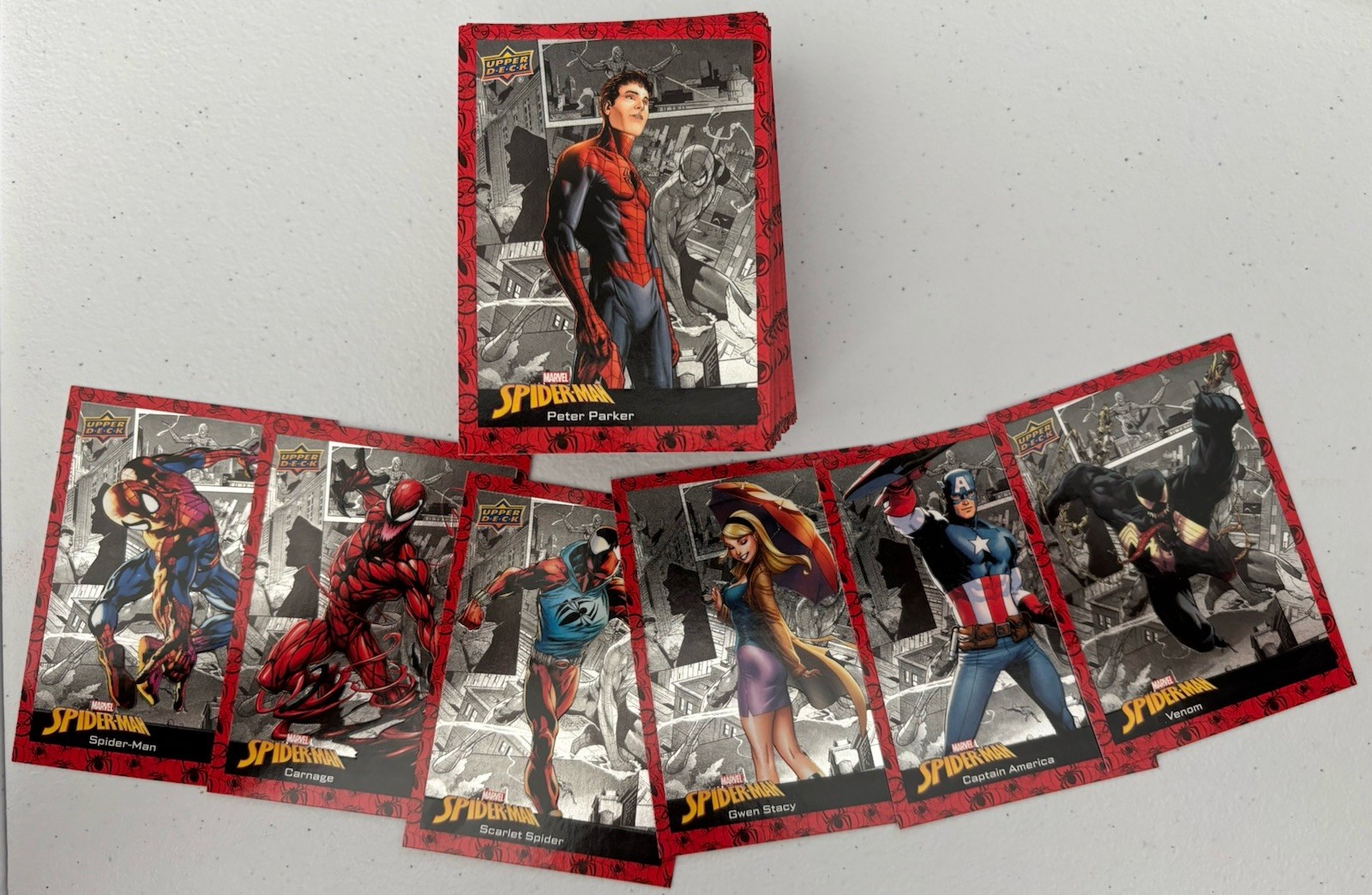 2024 Upper Deck Marvel Spider-man Complete Base Set