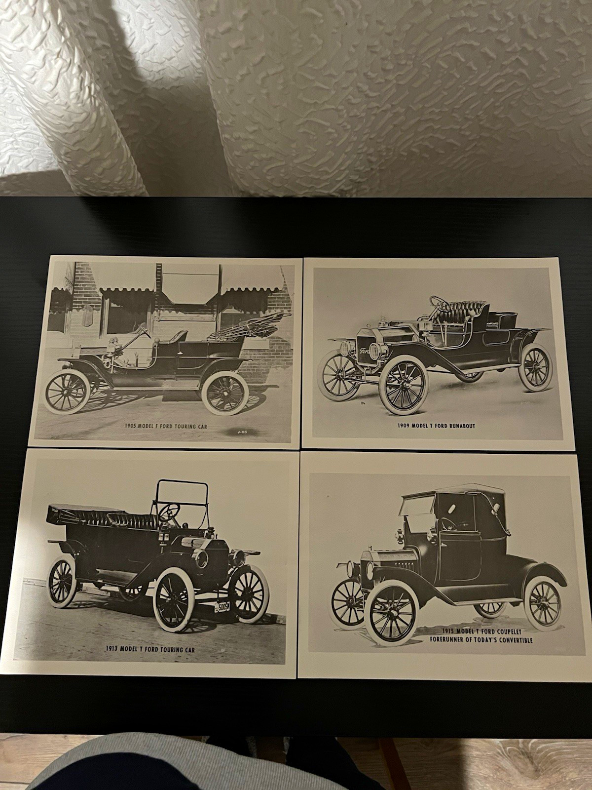 Ford Model T & Model F Vintage Automobile Prints, Black & White