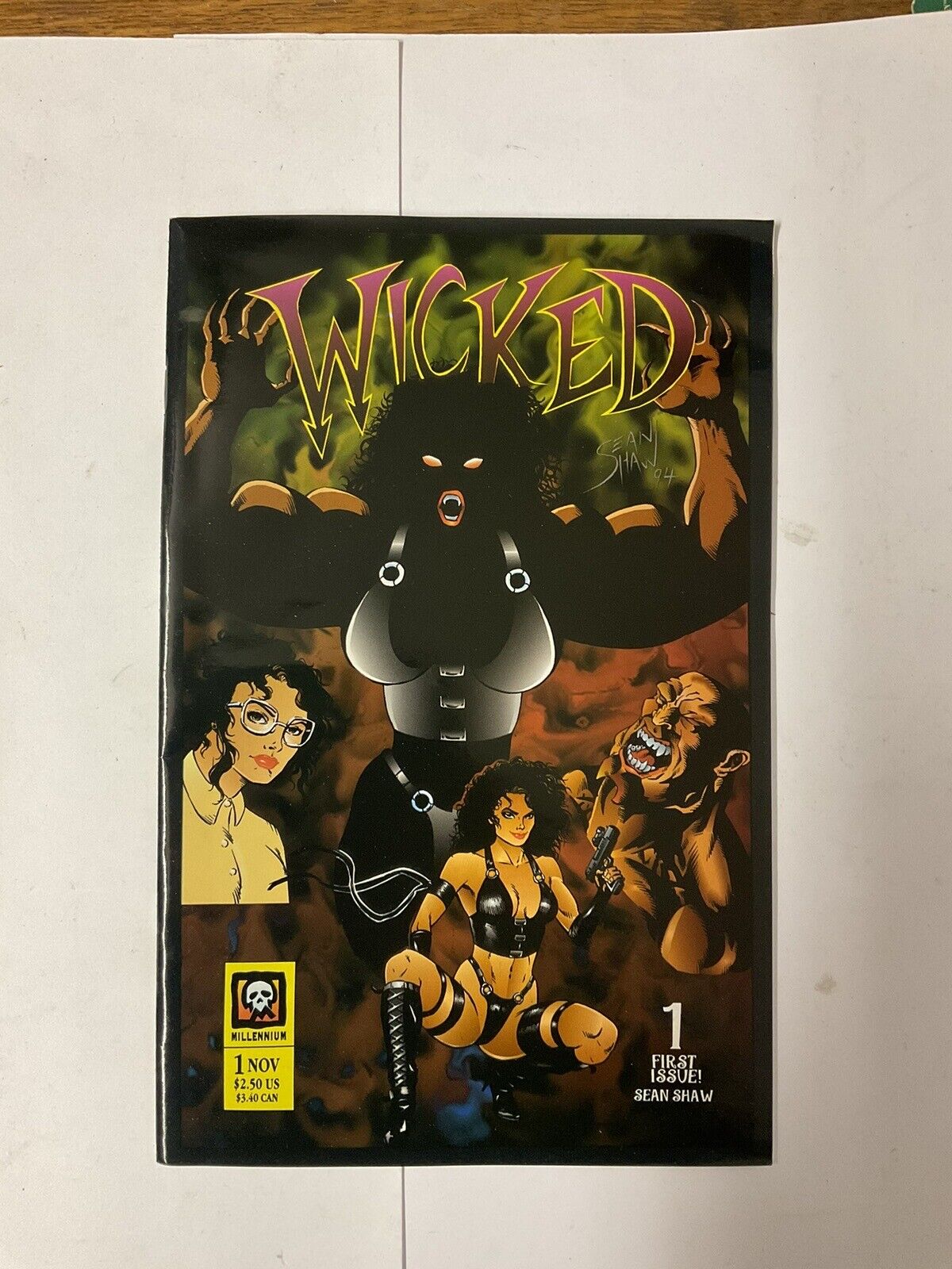 Wicked (1994 series) #1 VG Millennium comics Lot Of 2 Rare