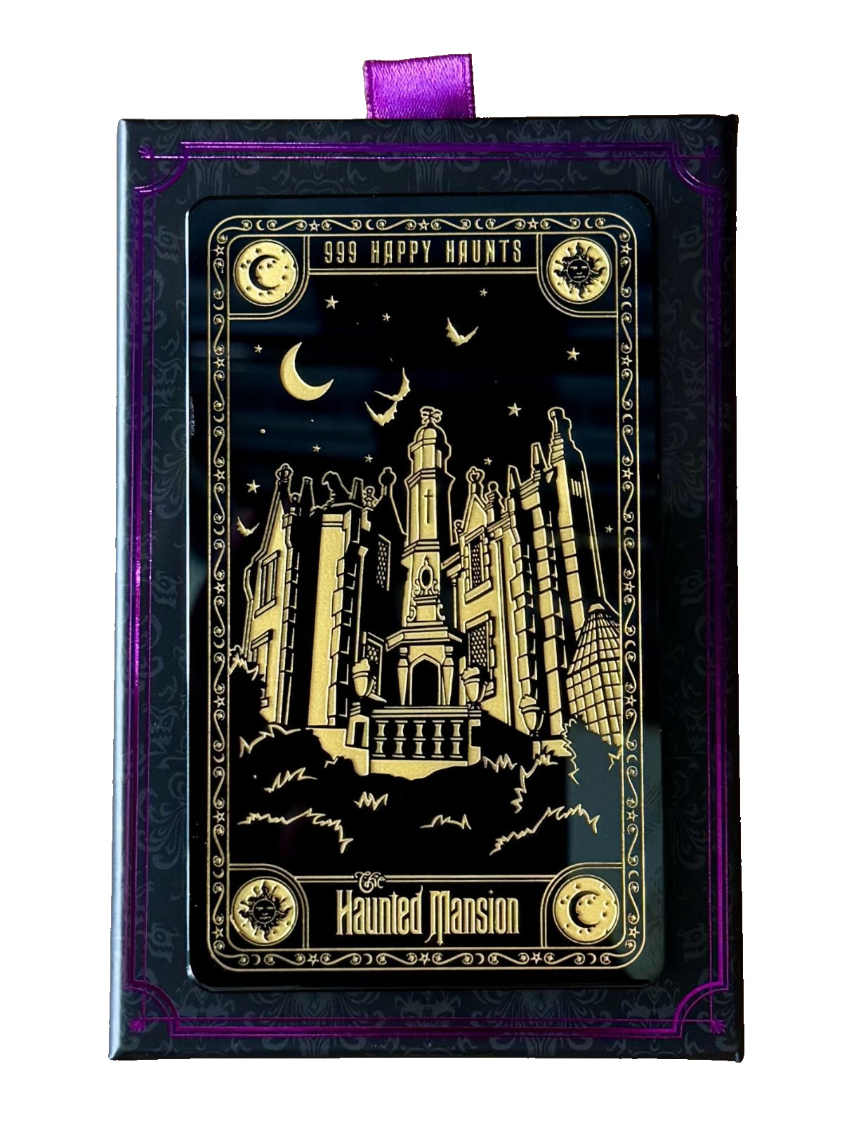 Disney Parks Arribas Haunted Mansion Glass Tarot Card Gracey Manor
