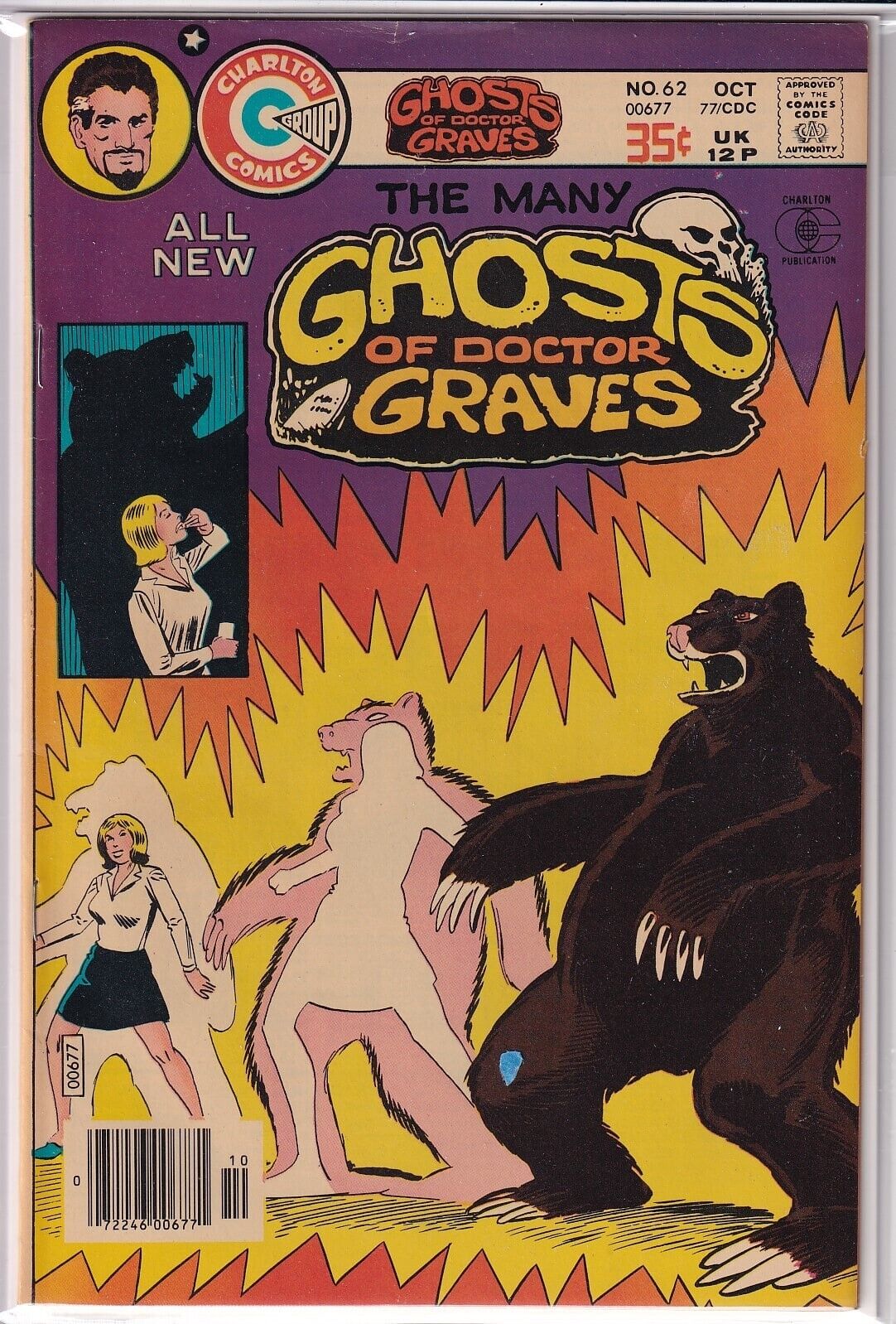 35511: Charlton MANY GHOSTS OF DR GRAVES #62 VF Grade