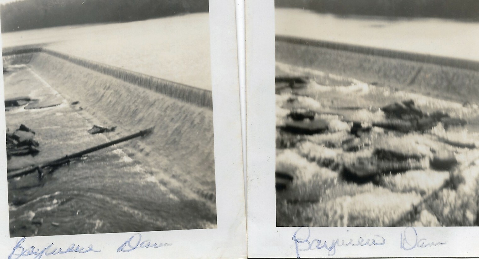 1938-51 birmingham AL bayview dam, lake @ Village Creek, Lot of 5 photos ALABAMA