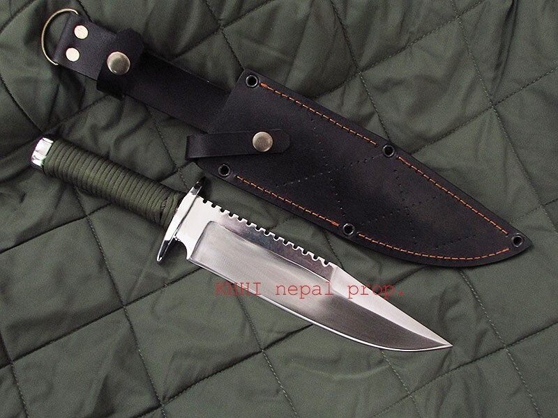 Custom designed Rambo First Blood Knife dbad MISSION 1 | KHHI nepal