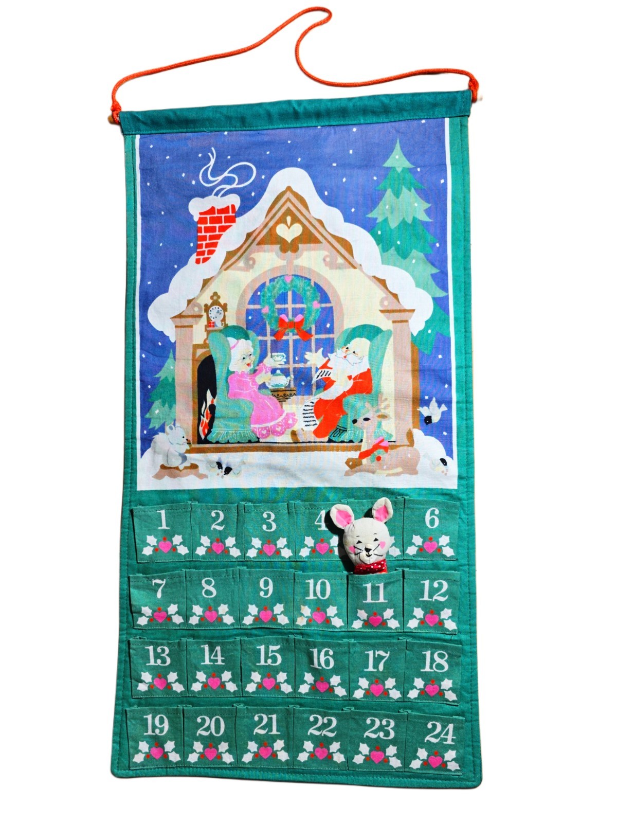 Vintage 1987 Avon Countdown to Christmas Advent Calendar – Complete with Mouse