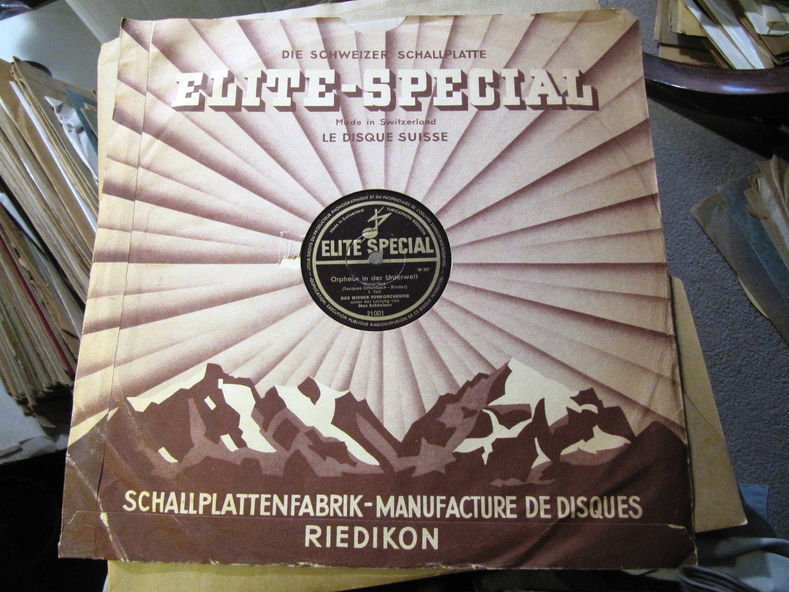 French CAN-CAN OFFENBACH ORPHEE AUX ENFERS Overture Vienna Radio Max Schönherr