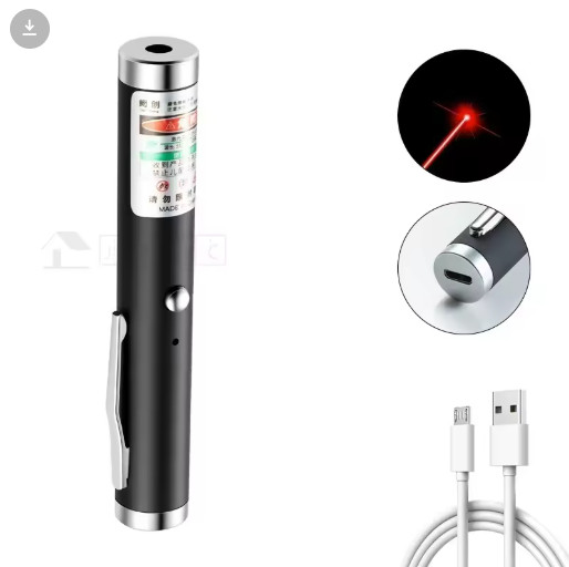 JLXC USB Rechargeable Green Laser Pointer 2-in-1 Detachable Mini Laser Pen